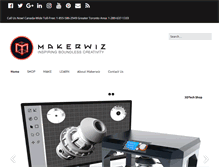 Tablet Screenshot of makerwiz.com